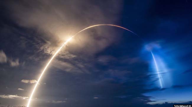 ​SpaceX запустила на орбіту 61 супутник у рамках програми будівництва мережі високошвидкісного супутникового інтернету Starlink
