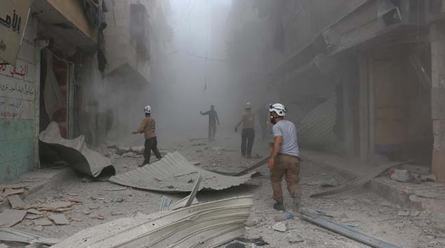 ​Армія Асада у липні застосувала проти мирного населення бочкові бомби 528 раз