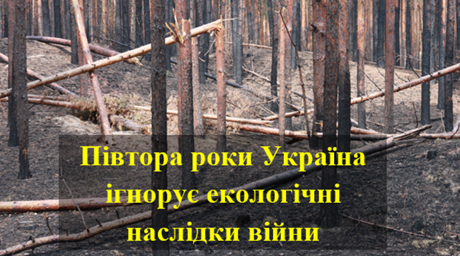 ​За роки російської окупації згоріло більше третини заповідних територій Донбасу