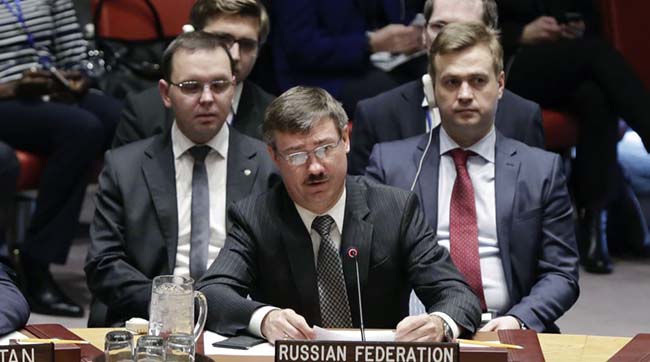 ​росія знову наклала вето на резолюцію США з розслідування хімічних атак в Сирії
