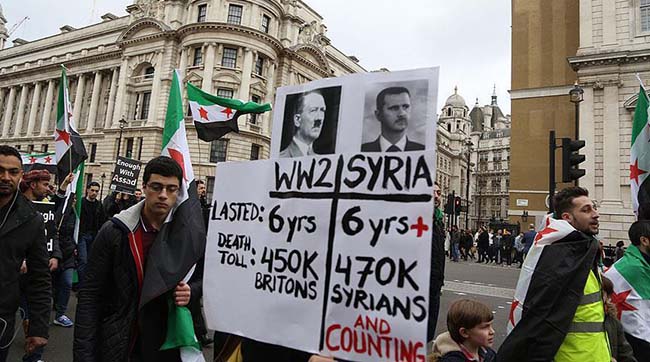 ​У Лондоні пройшов марш пам'яті жертв сирійського конфлікту