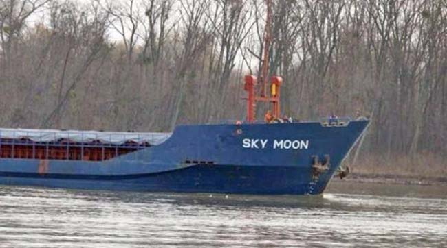 ​В устье Дуная арестовано судно «Sky moon» за незаконный заход в крымские порты