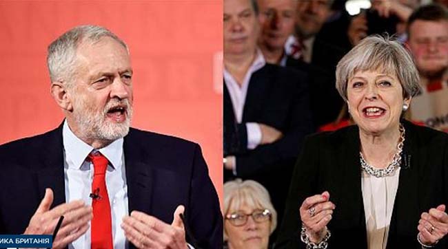 ​У Великій Британії стартувала виборча кампанія: Корбін і Мей почали протистояння