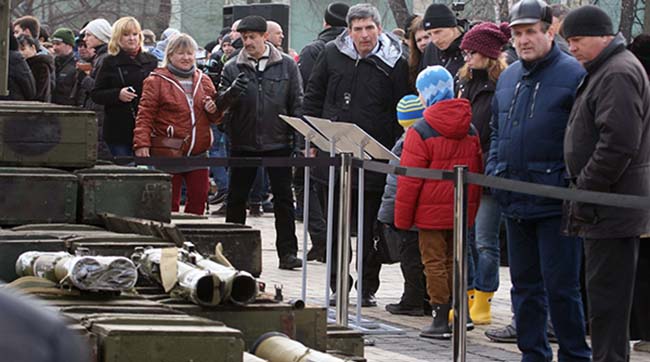 Документальна виставка доказів агресії російських військ на території України