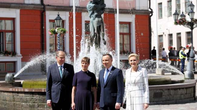 ​На 100-річчі незалежності Естонії президенти Польщі та Естонії обговорили ситуацію України