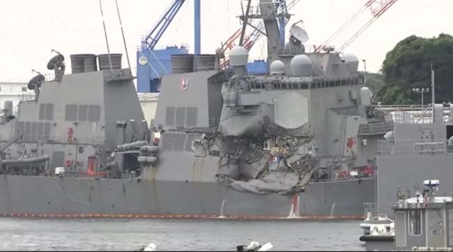 ​У США підтвердили загибель семи моряків есмінця «Фіцджеральд»