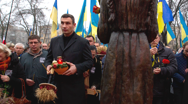 Кличко: Обов'язок кожного українця - пам'ятати про жахливі роки Голодомору