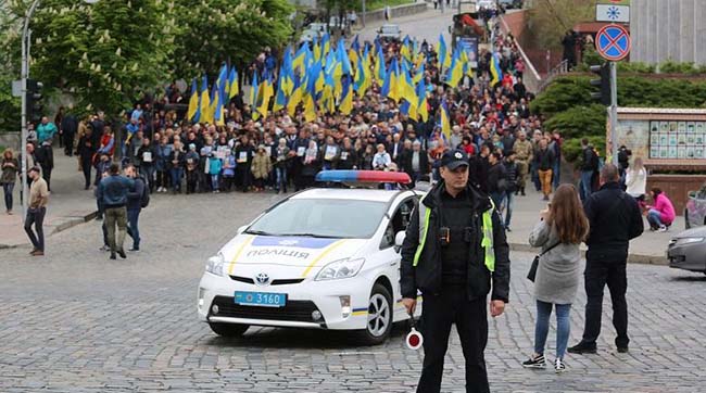 ​Під час проведення сьогоднішніх масових заходів у Києві зафіксовані незначні правопорушення