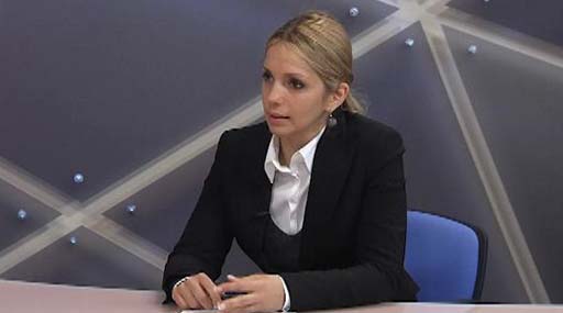 Євгенія Тимошенко. Фото з відео svobodanews.ru