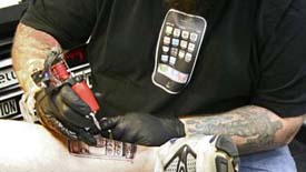 Nokia запатентует уникальную технологию - вибрирующую татуировку