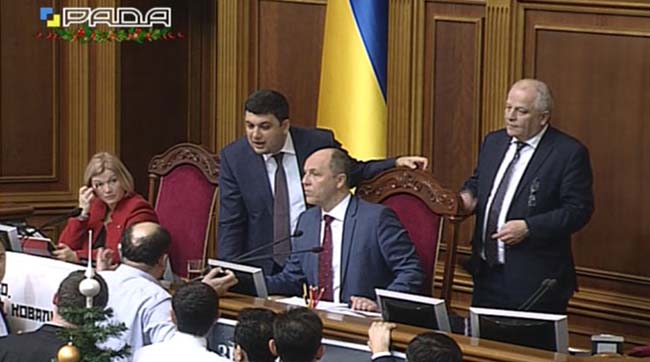 ​Пленарні засідання Верховної Ради України 20 грудня 2016 року