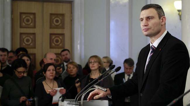 Кличко заявив, що настав час персональних санкцій проти українських посадовців
