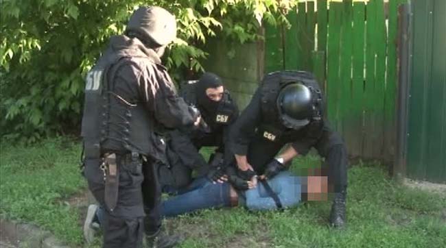 В Черкассах СБУ задержала организатора сепаратистской организации (видео)