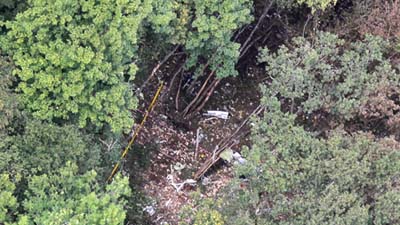 Найдены тела четверых швейцарцев, погибших сегодня утром в авиакатастрофе над Францией