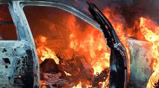 На Харківщині ударівцю спалили машину