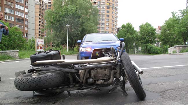 За перше півріччя зареєстровано 184 ДТП за участю мототранспорту