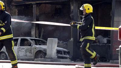 Лондонские пожарные потушили пожар в столице Олимпиады