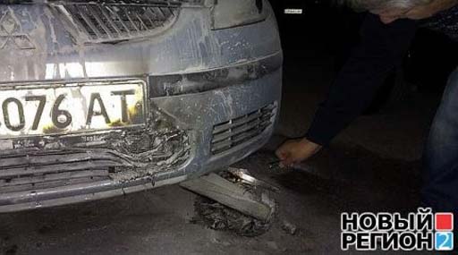 В Севастополе неизвестные подожгли автомобиль журналиста
