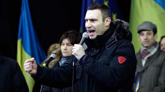 Кличко, обращаясь к Ленарчичу: протестующие в Доме профсоюзов и помещении КГГА находятся законно