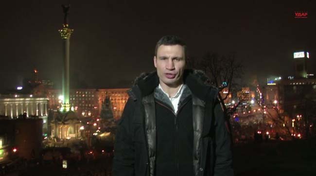 Кличко: Прийде час і ми будемо пишатися, що в цей історичний момент були на Майдані
