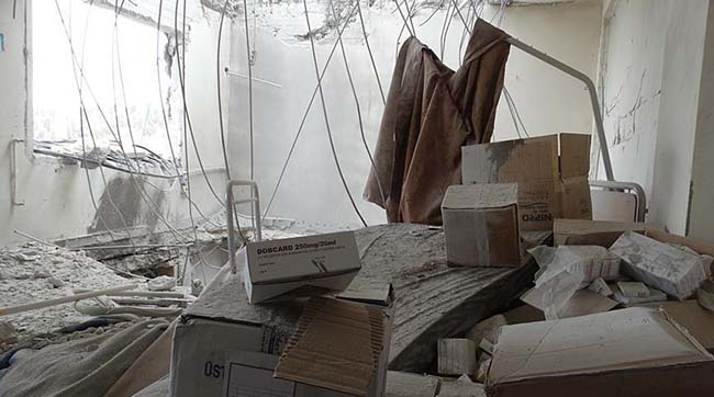 ​Вертольоти Асада скинули бочкові бомби на будівлю лікарні в Ідлібі