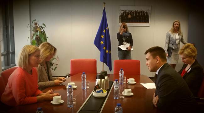 Павло Клімкін провів зустріч з представником ЄС Федерікою Могеріні