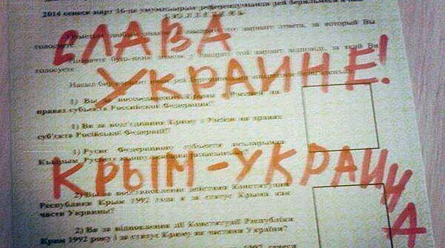 Сообщают из Крыма - как рисовали аксеновских 93% и как голосовали под дулом автомата