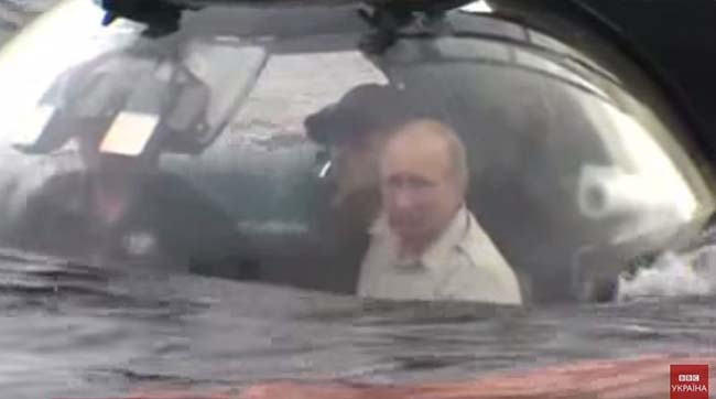 Напевно, Путін шукав на дні Чорного моря «свого «краба на галерах»