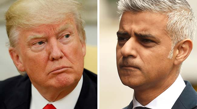 ​Сварка президента США з мером Лондона викликала заклики скасувати візит Трампа до Британії