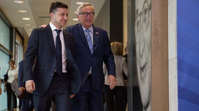 ​Президент України Володимир Зеленський зустрівся з Президентом Європейської Комісії Жан-Клодом Юнкером