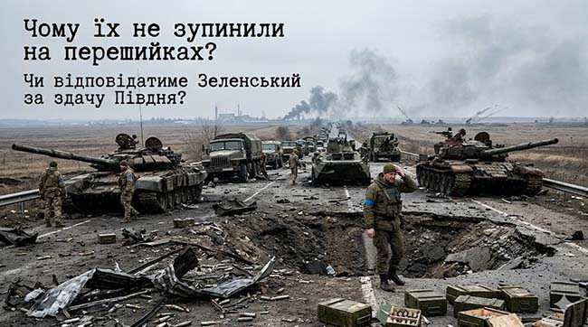 ​Злочинна недбалість, або чи відповість Зеленський за здачу півдня?