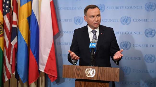 ​Президент Польщі наголосив у РБ ООН на порушенні росією міжнародного права у справі України та смоленської трагедії