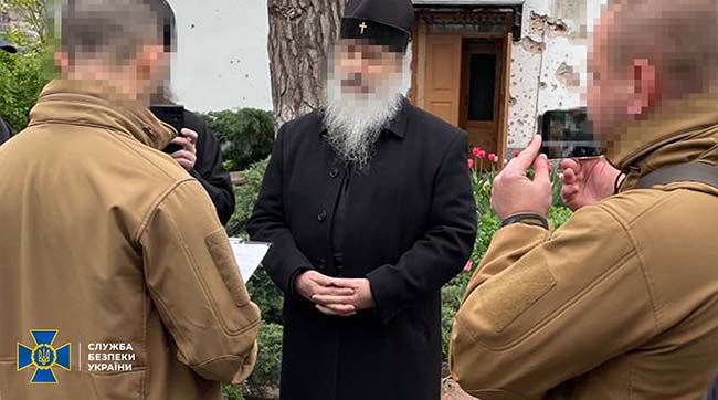 ​СБУ повідомила про підозру митрополиту Святогірської лаври, який «підказав» рашистам позиції ЗСУ на Донеччині