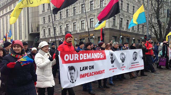 ​Саакашвілі закликав українців відповісти владі на каральну акцію у наметовому містечку масовим протестом 18 березня