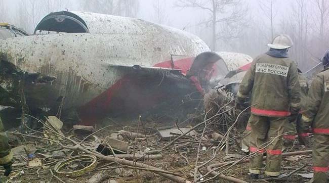 ​Англійці знайшли сліди тротилу на уламках літака Лєха Качинського, який 2010 року розбився неподалік Смоленська