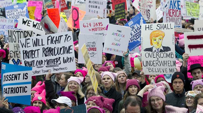 ​У Вашингтоні відбувається Марш жінок. Сотні тисяч людей беруть у ньому участь
