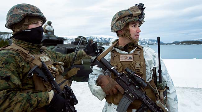 ​У січні Норвегія розмістить у себе морських піхотинців США