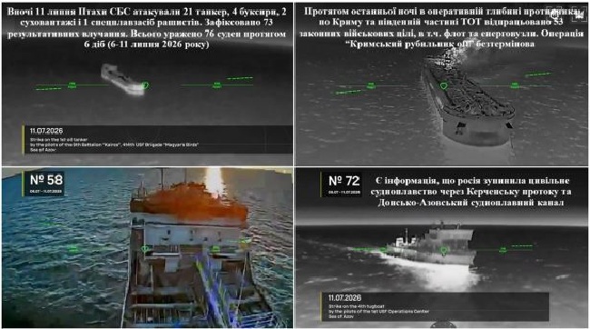 ​Неймовірно результативний русоріз триває в Азовському морі! Вже 76 суден впродовж 6 днів!