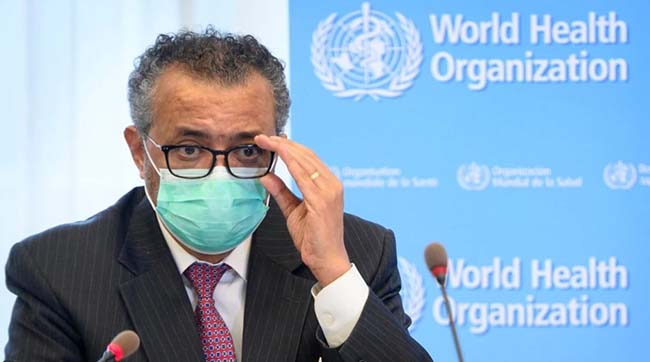 ​Голова ВООЗ Тедрос Гебреєсус заявив, що пандемія закінчиться, коли вирішить світ