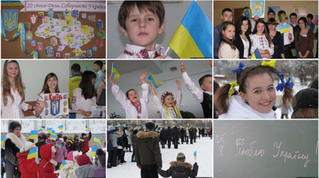 ​День Соборности Украины в Крыму: улыбки с лиц детей пропали, а вышиванки сменил камуфляж