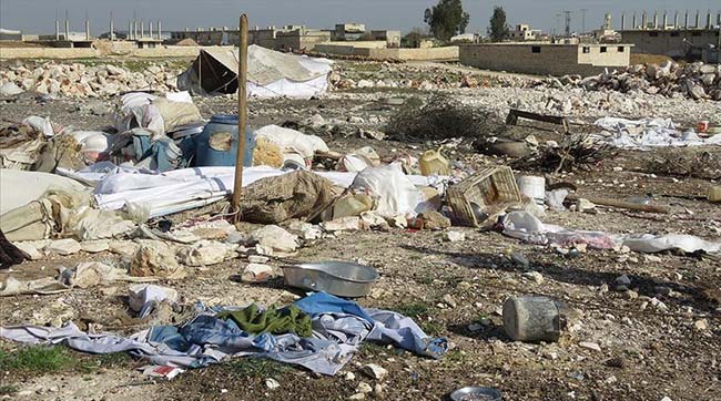 ​вкс росії чотири години бомбили табір біженців в сирійському Ідлібі