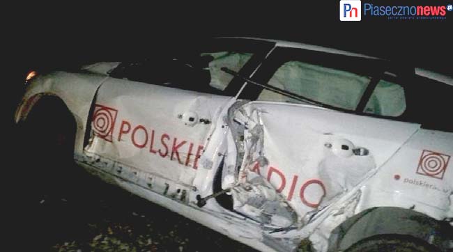 ​Через п’яного водія з України поблизу Піляви постраждав журналіст Польського радіо