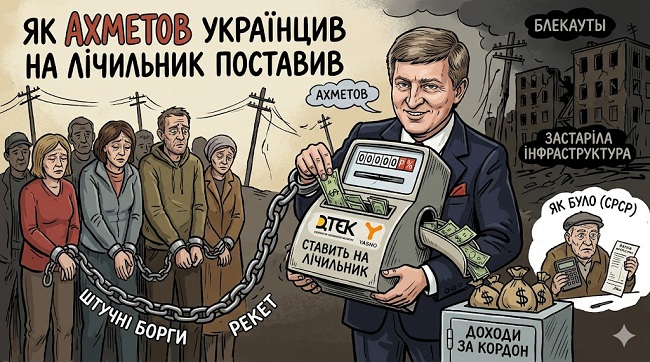 ​Як Ахметов українців «на лічильник» поставив