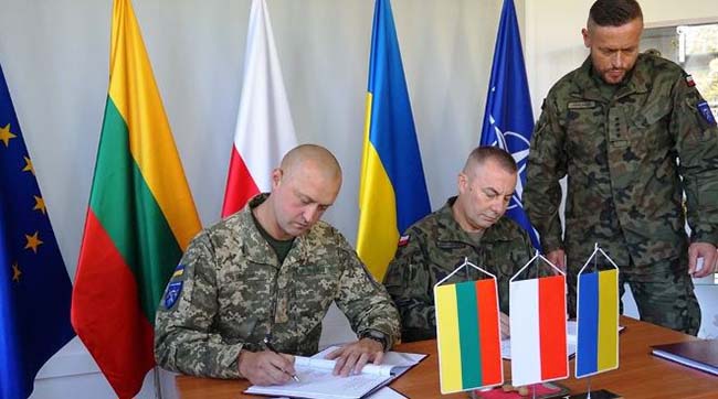 ​Український офіцер прийняв під командування Багатонаціональну бригади