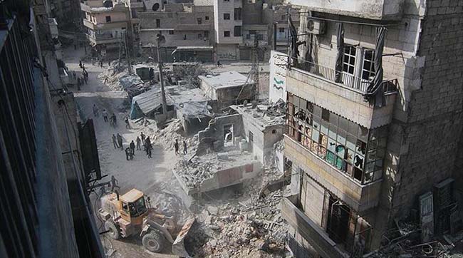 ​На Алеппо знову скинули вакуумні бомби - понад 10 людей вбито, 25 поранено