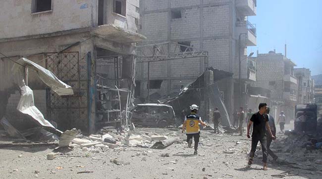 ​Режим Асада з початку року 2900 раз застосовував бочкові бомби в Сирії