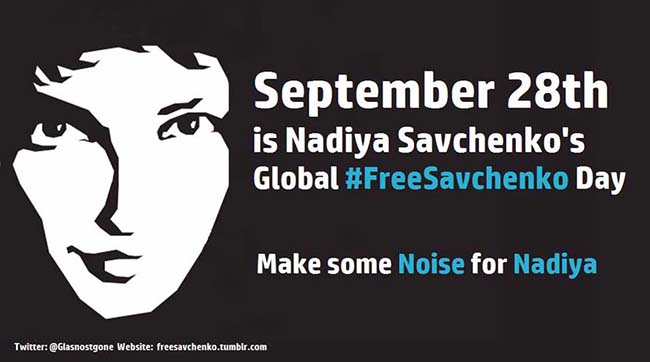 Сегодня весь мир говорит: #FreeSavchenko