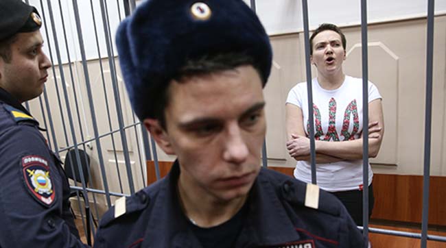 Москва теперь обвинила Надежду Савченко в незаконном пересечении границы