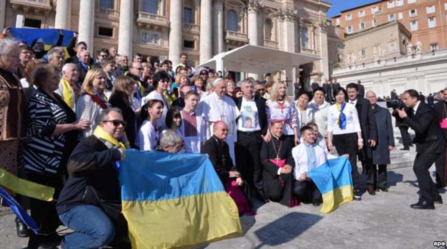 Папа Римский вспомнил Украину в Пасхальном послании