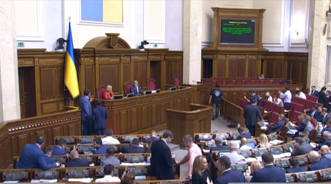 ​Пленарні засідання Верховної Ради України 6 вересня 2018 року